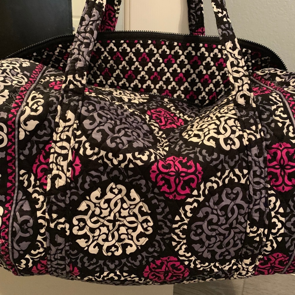 Vera Bradley Canterberry Magenta duffel bag
